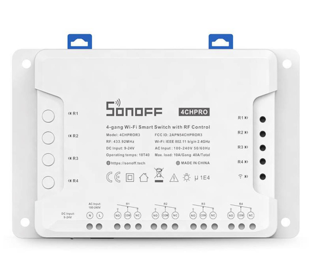 Sonoff Inteligentny przekaźnik poczwórny 4CHPROR3 - 689457 - zdjęcie